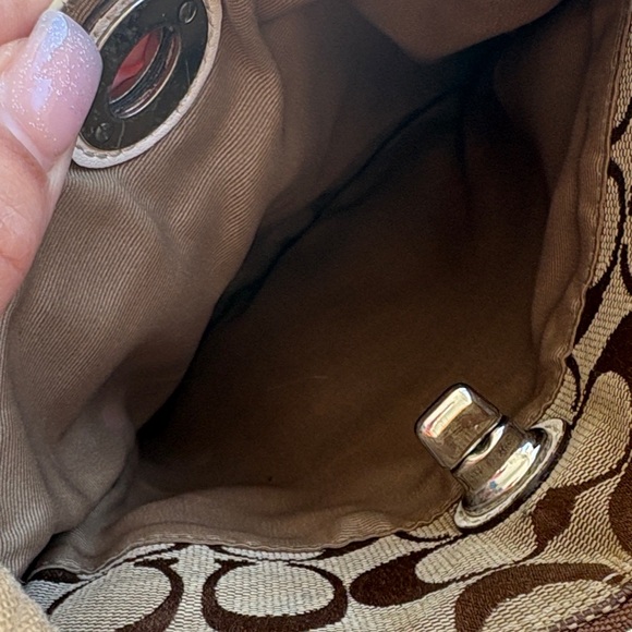 Coach Brown and Cream Crossbody Bag - Picture 10 of 10